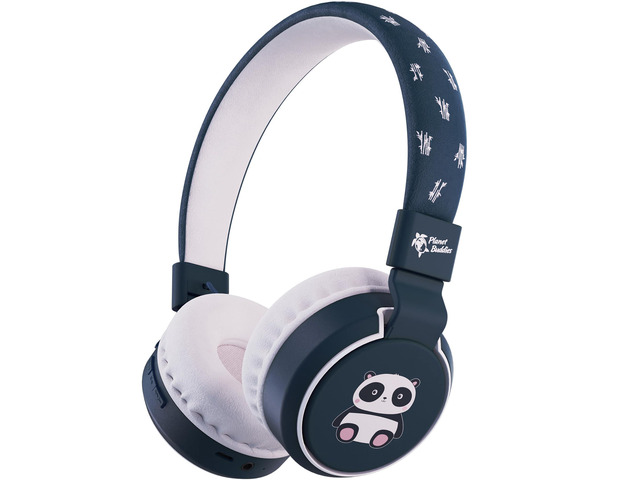 Kids Bluetooth Headphones, Panda Design, 40H Playtime Wireless Headphones for Toddler Boys & Girls Ages 3+, Foldable On-Ear, Stereo Sound with...
