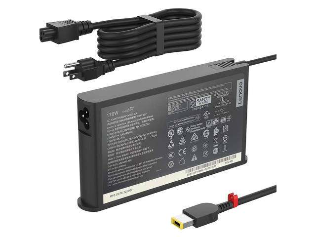 170W Laptop Charger Compatible with Lenovo ThinkPad P1 P17 P16v P15v P15 Gen 7 6 5 4 3 2 1 Extreme X1 P50 P51 P52 P53 P70 P71 P73 Legion Slim 5 5i...