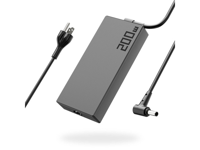 200W Charger Compatible with ASUS ROG TUF Gaming Laptop Power Adapter ROG Zephyrus, Strix, TUF Dash, 180w 200 watt Stable High Power Output, for...