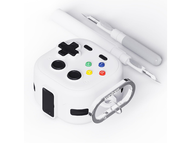 for Galaxy Buds 4 Pro & Buds 4 Case Cover, Secure Lock Case for Samsung Galaxy Buds 4 Pro 2026, Cute Retro Game Hard Shell with Cleaner Kit &...