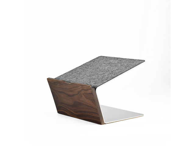 Laptop Stand,Wood & Aluminum Laptop Holder Stand,Ergonomic Laptops Elevator for Desk, Metal Holder Compatible with MacBook Pro/Air, HP, Dell 10-16'...