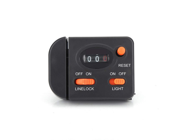 Fishing Line Counter Professional Clip on Fishing Rod Fishing Line Depth Finder Counter Digital Diaplay 99m
