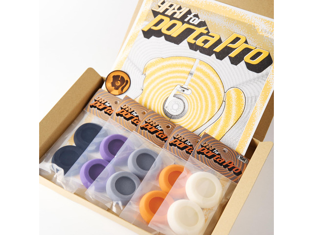 EARPADS for Koss PORTAPRO 5Pairs+Pouch ((Black+Purple+Grey+Orange+White))