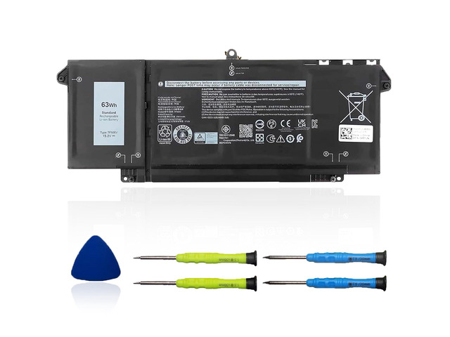 7FMXV Laptop Battery Compatible with Dell Latitude 5320 7320 7420 7520 Series Notebook 0TN2GY TN2GY 9JM71 15.2V 63Wh 3941mAh
