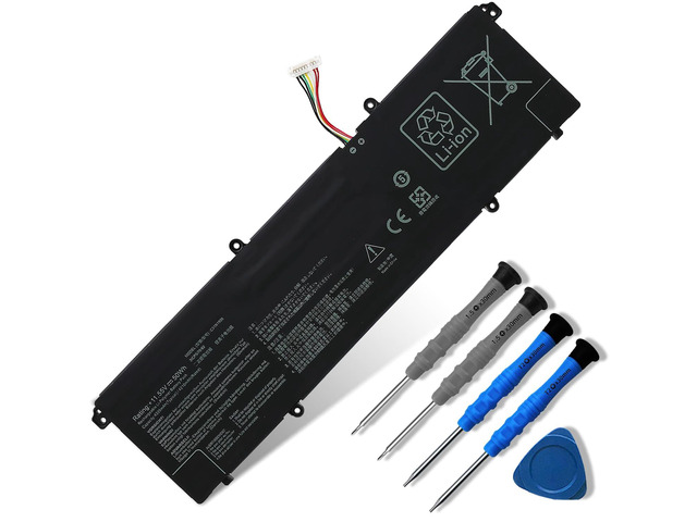 50Wh C31N1905 C31N1905-1 Laptop Battery (Long Cable) Replace for VivoBook S13 S333 S333JA S333JP S333JQ S333EA S14 S433IA M433 M433IA S433FA S433FL...
