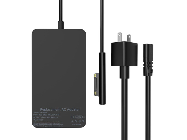 65W Surface Charger Compatible with Microsoft Surface Laptop 7 6 AI (2025) Surface Laptop 7 6 5 13.8' 15' Snapdragon X Elite Plus/Intel Core Ultra...