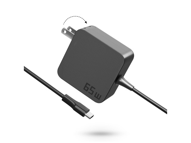 65W USB C Laptop Charger for Lenovo Thinkpad Yoga HP Elitebook Spectre Dell Latitude MacBook Pro ASUS Chromebook Samsung 20V 3.25A Type C Power...