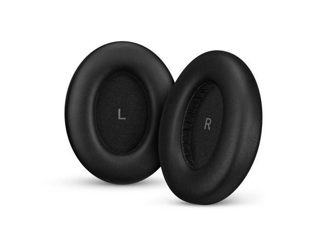 Replacement Earpads for Sennheiser Momentum 4 (IV) Wireless Headphones, Soft PU Leather Cushions, Extra Comfort, Easy & Quick Installation, by (Black)