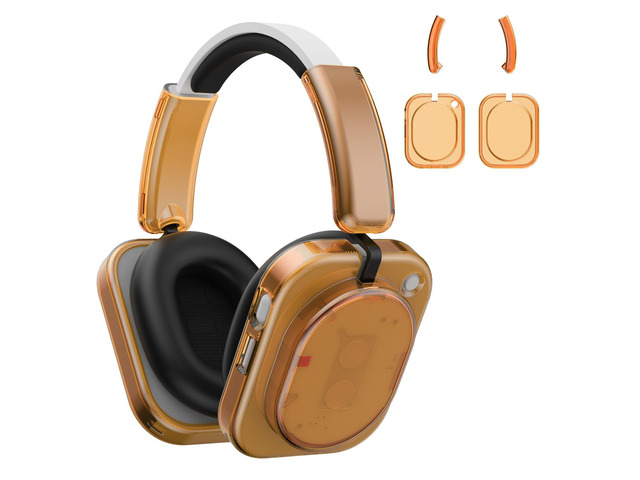 for Nothing Headphone (1) Shell Cover Protector, TPU Ear Cup Cover and PC Headband Compatible with Nothing Headphone (1),Anti-Scratch Ear Cap...