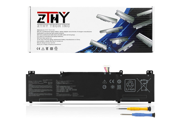 B31N1822 B31BlEH Laptop Battery Compatible with Asus ZenBook Flip 14 Q406 Q406D Q406DA UM462 UX462 UX462D UM462D UX462DA UM462DA Convertible...