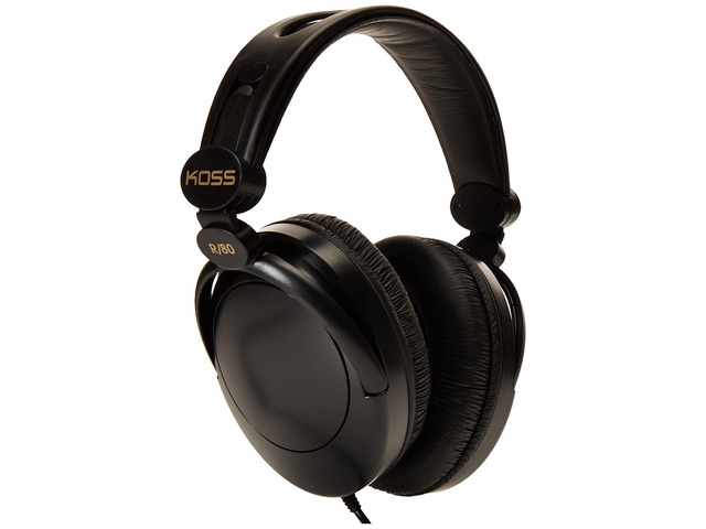 154336 R-80 Over Ear Headphones, Black