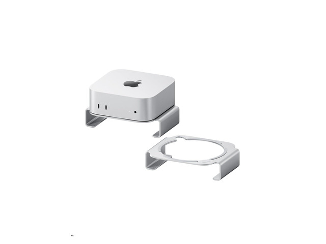 Mac mini M4 Stand Aluminum Alloy Mount for Mac mini M4/M4 Pro 2024 Ventilation Heat Dissipation Cooling Desktop Holder Accessories (MMS03)