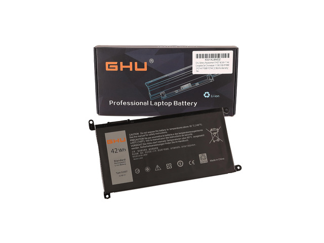 51KD7 Laptop Battery 42Wh Replacement for Dell Chromebook 11 3180 3181 3189 5190, Compatible with 0FY8XM 0Y07HK FY8XM Y07HK
