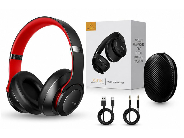 2-in-1 Bluetooth Headphones & Wireless Speaker, Bluetooth 5.3 Over Ear Headphones with Microphone, TF Card Playback, Dual 40mm Drivers, 3 EQ Modes,...