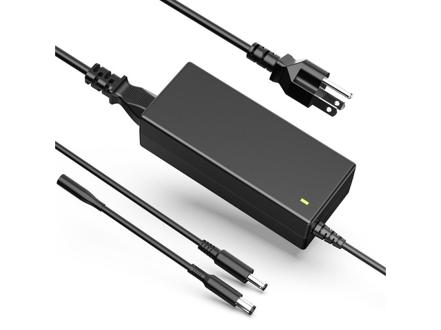 65W Charger Compatible with Dell Inspiron 15 3000 65W power, 4.5mm & 7.4mm tips, compatible with Dell Inspiron 15 3000