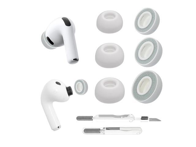 Replacement Memory Foam Ear Tips for AirPods Pro 3 (2025) + Cleaning Pen, Soft Memory Foam,Fits Charging Case,Anti-Slip, 3 Pairs(S/M/L, White) Replacement Memory Foam Ear Tips for AirPods Pro 3 (2025) + Cleaning Pen, Soft Memory Foam,Fits Charging Case,Anti-Slip, 3 Pairs(S/M/L, White)