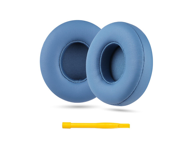 Replacement Ear Pads for Beats Solo 4, Protein Leather, Slate Blue Ear Pads Cushions with Soft Protein Leather and Noise Isolating Memory Foam...