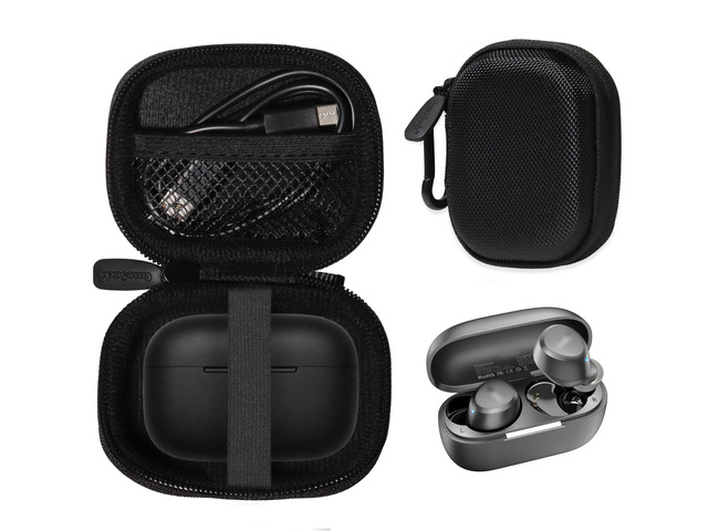 Case for TOZO A1 Mini Wireless Earbuds Bluetooth 5.3 in Ear Light-Weight Headphones (Black)