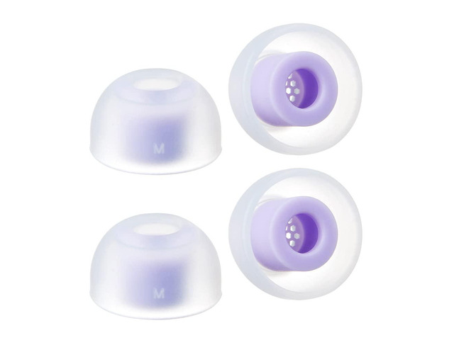 SednaEarfit MAX for Galaxy Buds2 Pro, 2 Pairs (Size M), Medical Silicon from Korea, Tapered Eartip Structure, Compatible with Buds2 Pro Charging Case