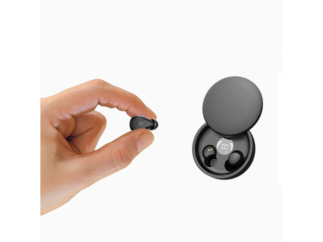 SK26 Sleep Earbuds for Sleeping Invisible Headset,Wireless Bluetooth Earphone,Smallest Tiny Earbuds Hidden Headphones Small Ears Sleep Buds(Black)