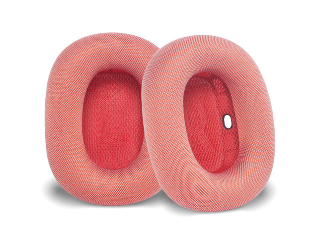 Ear Cushions Earpads for AirPods Max 1 & 2, Pink Upgraded Super Magnetic Snap, Mesh Fabric, Simple Quick Install, Noise Isolation, Enhanced...