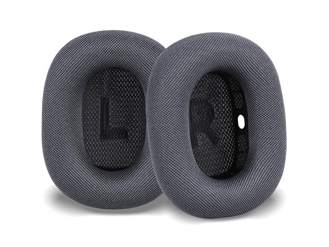 Ear Cushions Earpads for AirPods Max 1 & 2,Midnight Black Upgraded Super Magnetic Snap, Mesh Fabric, Simple Quick Install, Noise Isolation,...