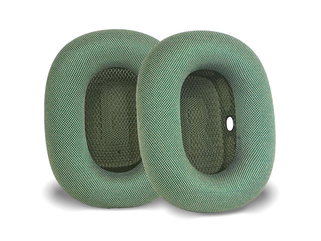 Ear Cushions Earpads for AirPods Max 1 & 2, Light Green Upgraded Super Magnetic Snap, Mesh Fabric, Simple Quick Install, Noise Isolation,...