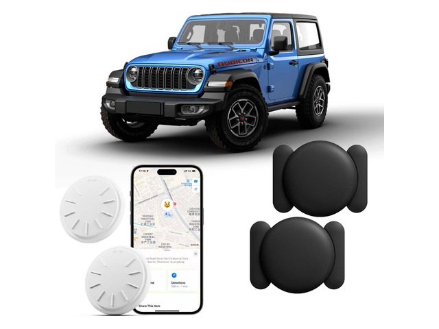 Car GPS Tracking Device for Vehicles,Cars etc,2PCS Real Time GPS Tracker for Car Work with Find My (iOS Only),Tracking Devices for Cars Hidden with...