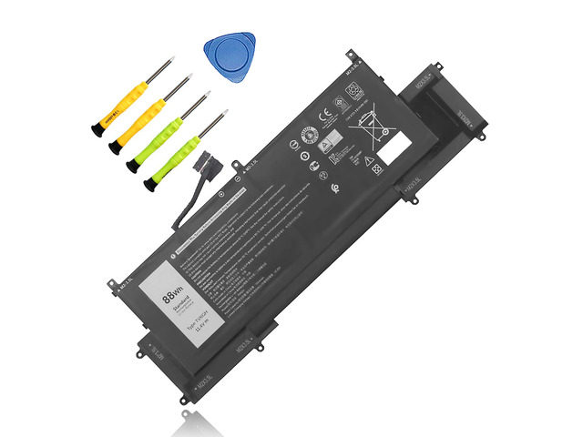 88Wh TVKGH Replacement Laptop Battery for Dell Latitude 9510 9520 Latitude 9520 2-in-1 Series Notebook N7HT0 N7HTO V5K68 N2NLL 0HYMNG 089GNG 0PKW00...