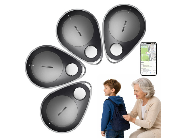 Utag GPS Tracker for Kids,4pcs Key Finder Works with Apple Find My (iOS only),Privacy Protection, Lost Mode, Waterproof,Bluetooth Tracker for...