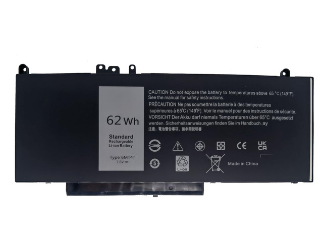 Batterymarket New 6MT4T Laptop Battery Compatible with Dell Latitude E5470 E5570 Precision 3510 0HK6DV 079VRK TXF9M 0TXF9M - 7.6V 62Wh