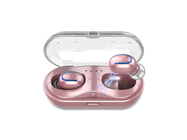 True Wireless Earbuds for Small Ears, Bluetooth Headphones 48h Playtime IPX7 Waterproof Sport Headphones in-Ear, with Mic Noise Cancelling for...