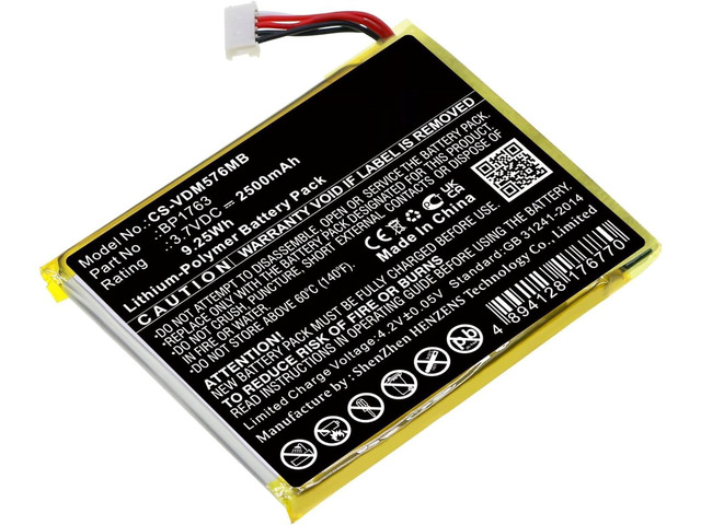 RM5764HD 634169 BP1763 Battery Replacement for RM5764-2HD Part NO 634169 (3.7V)