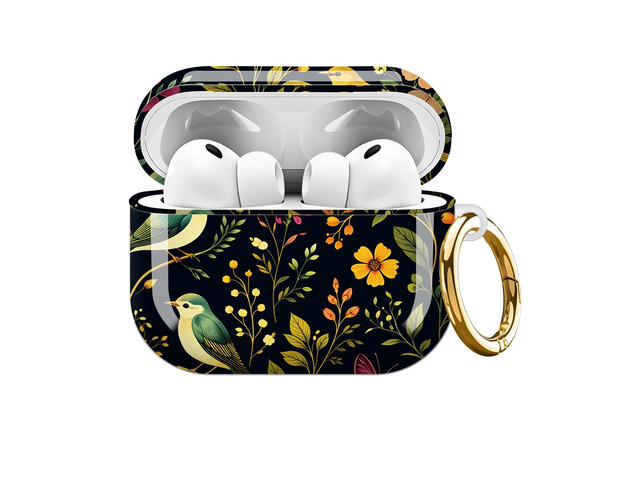 Compatible with AirPods Pro 3rd Generation Case (2025), Soft Cute TPU Drop Protective Shockproof Cover AirPods Pro 3 Case Accessories with Gold...