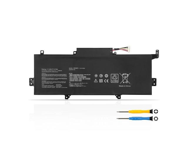 C31N1602 57Wh Laptop Battery for Asus ZenBook U3000U UX330 Series UX330U UX330UA UX330UA-1A UX330UA-1B UX330UA-FB018R UX330UA-1C UX330UA-FB161T...
