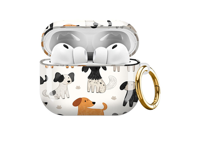 Compatible with AirPods Pro 3rd Generation Case (2025), Soft Cute TPU Drop Protective Shockproof Cover AirPods Pro 3 Case Accessories with Gold...
