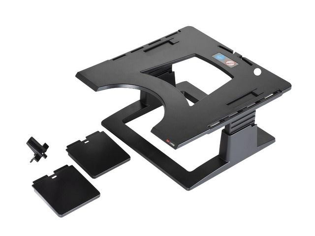 Adjustable Notebook Riser, 13 in x 13 in x 2 in Adjustable Laptop Stand For Desk Raises, Raises Notebook for Better Viewing, Desktop Accessory...