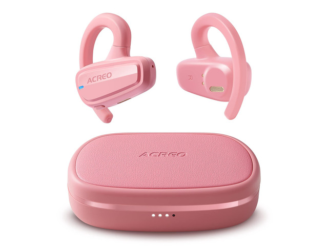 The Next Generation Open Ear Headphones, OpenBuds, True Wireless Earbuds with Earhooks, Bluetooth Workout Headphones, 18 Hours Playtime with Case,...
