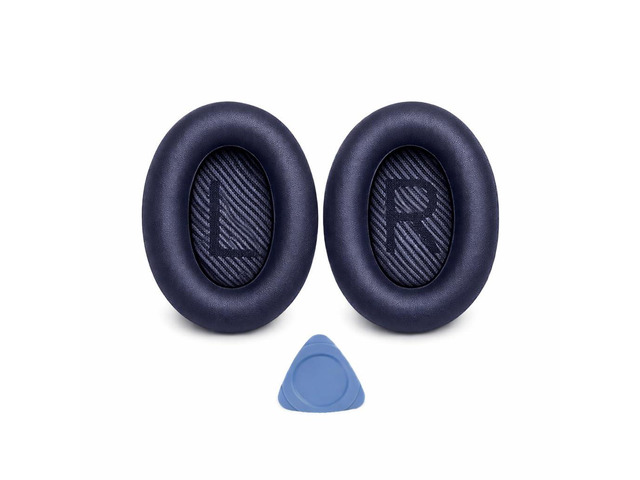 Replacement Ear Pads for Bose QC35 and QC35 II Soft Protein Leather Ear Cushions with Noise Isolation, Memory Foam, Extra Durability