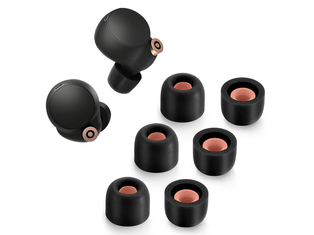 Memory Foam Tips for Sony WF-1000XM4 / WF-1000XM3, Anti-Slip Replacement Ear Tips for Sony True Wireless EarphonesFit in The Charging Case, Perfect...