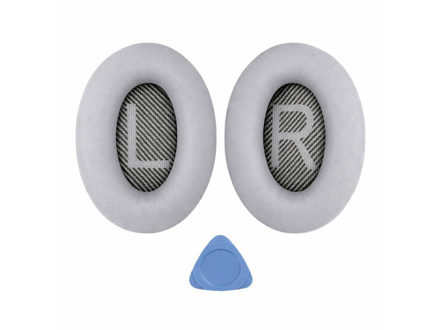 Replacement Ear Pads for Bose QC35 and QC35 II Soft Protein Leather Ear Cushions with Noise Isolation, Memory Foam, Extra Durability