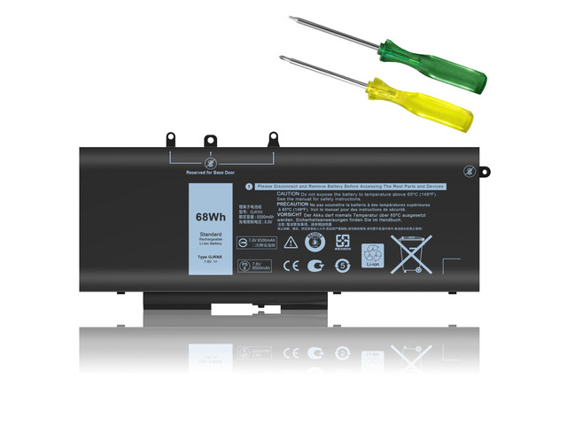 GJKNX Battery Compatible with Dell Latitude 5480 5580 5490 5491 5580 5590 5495 E5480 E5580 E5490 Precision 15 3520 3530 Series GD1JP DY9NT 5YHR4...