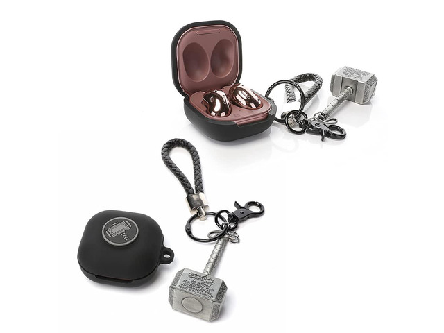 Case for Samsung Galaxy Buds FE(2023) / Buds2 Pro(2022) / Buds 2(2021) / Buds Pro(2021) / Buds Live(2020) Earbuds with Doll Lanyard, Cute Cartoon...