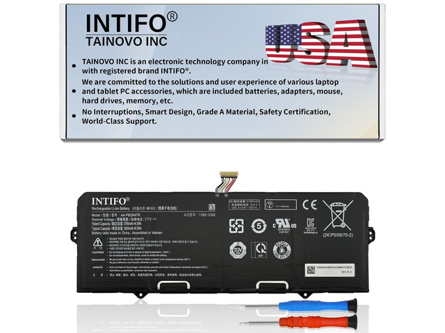 45.5Whr AA-PBQN4TR Laptop Battery Compatible with Samsung Galaxy Chromebook 2 XE530QDA 13.3' Series XE530QDA-KA1US XE530QDA-KA2US XE530QDA-KB1US...
