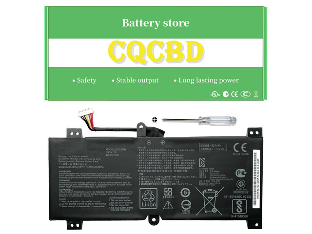CQCBD (Type-C C41N1731 0B200-02940000 for Asus ROG Strix Scar II GL504 GL504GW GL504GS GL504GM GL504GV G515 G515GV G515GW G715GV G715GW...