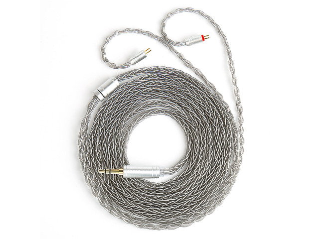 2 Meter Long 2Pin IEM Cable, in Ear Monitor Replacement Earbuds Earphone Cable, KBEAR ST12 Plus 8 Core 4N OFC Silver-plated HiFi Headphone Wire for...
