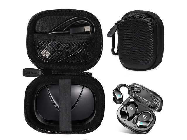 Case for Ltinist BX27 Wireless Earbud, Bluetooth 5.4 Headphones IP7 Waterproof Sport (Black)