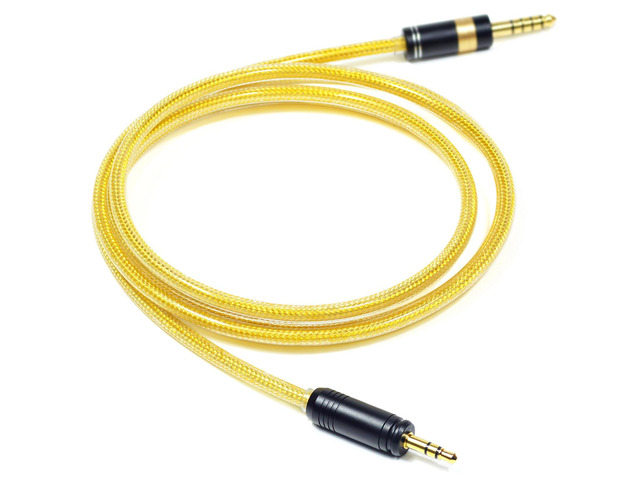6N OFC Silver-Plated with Metal Shielding Layer 4.4mm 3.5mm Headphone Upgrade Cable for Focal HADENYS AZURYS BATHYS BATHYS MG (4.4mm Plug)