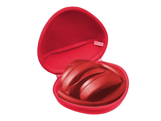 Hard Travel Case for BERIBES/TOZO HT3 / TOZO HT2 Hybrid Active Noise Cancelling Headphones (Red)