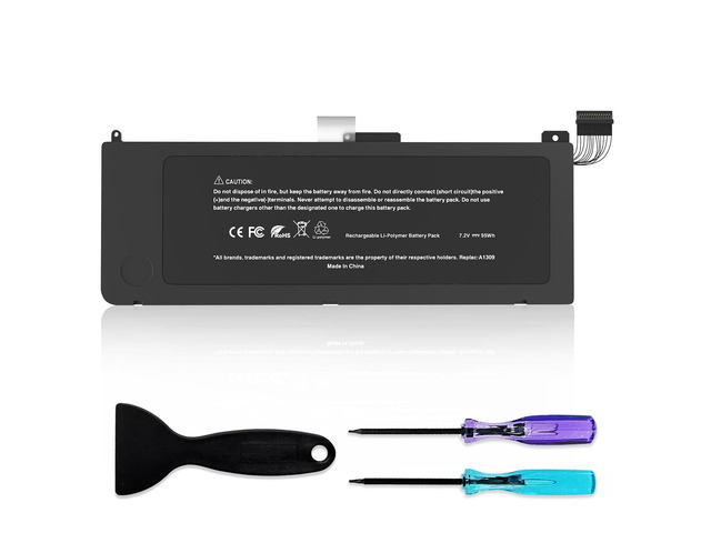 A1309 Battery A1297 Laptop Battery Replacement for MacBook Pro 17 inch A1297 (Only fit Early 2009 Mid2009 Mid2010 Version) EMC 2272, EMC 2329*, EMC...